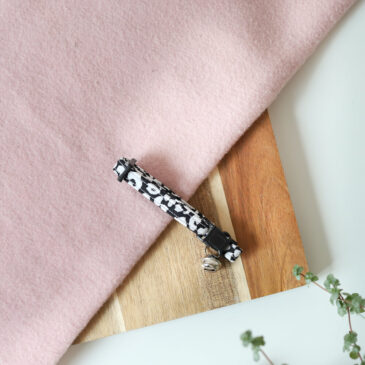 Cat Collar Black Leopard