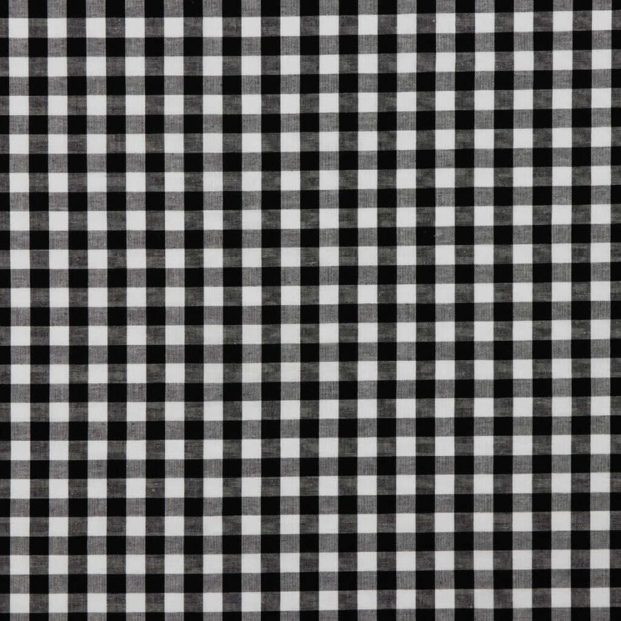 Checkered Black print
