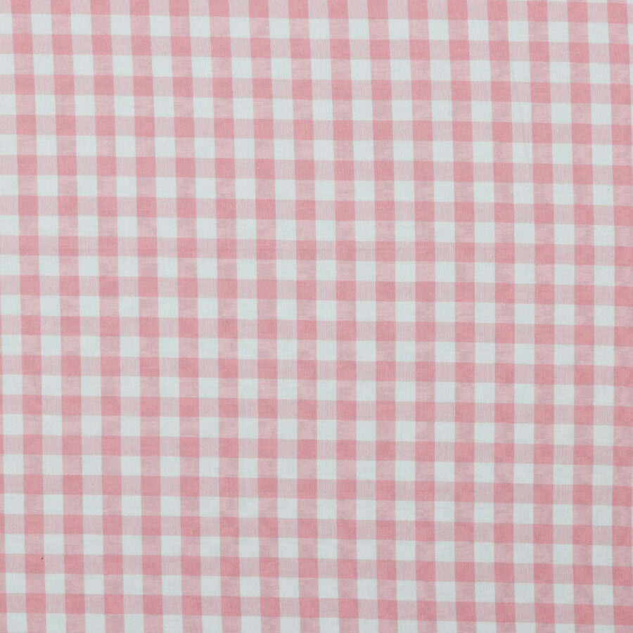 checkered pink print