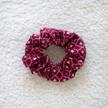 Scrunchie Festive Violet