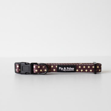 Halsband Choco Dots - Ready to Walk